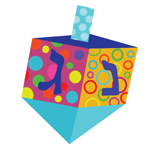 Hanukkah dreidel gifts